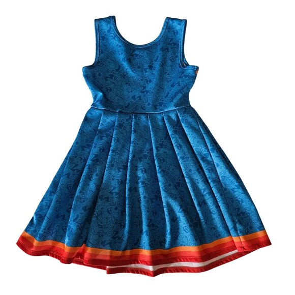 Space Jam Kids Girls Tune Squad Halloween Costume Cheerleader Dress Size M (7-8) - Picture 3 of 10